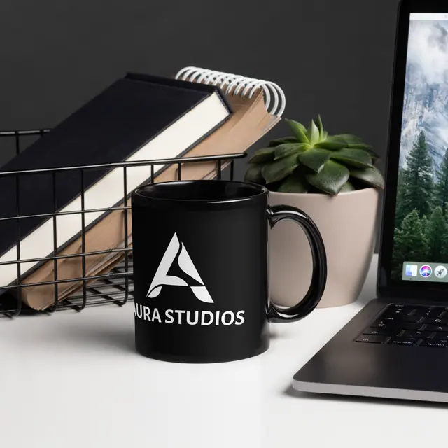 Black Glossy Mug